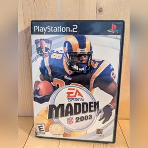 Madden NFL 2003 PlayStation 2 Game Used